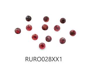 Gemstones: Ruby Round 2.8mm