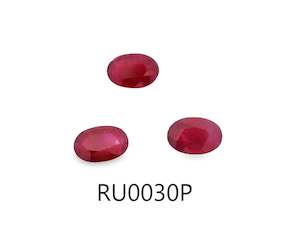 Ruby Oval 6x4mm