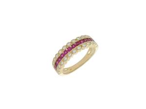 Diamond Rings: Ruby & Diamond Ring