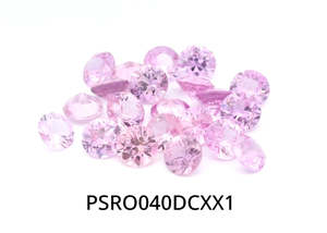 Pink Sapphire Round 4mm
