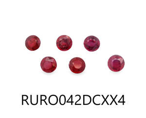 Ruby Round 4.25mm