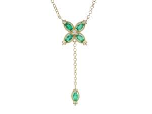 All: Emerald & Diamond Necklace