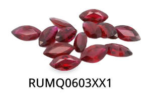 New Jewellery: Ruby Marquise 6x3mm