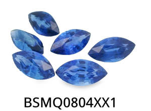 New Jewellery: Blue Sapphire Marquise 8x4mm
