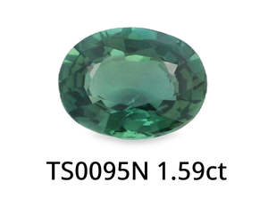 Teal Sapphire Oval 1.59ct