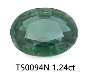 New Jewellery: Teal Sapphire Oval 1.24ct