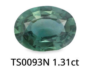 Teal Sapphire Oval 1.31ct