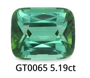 Green Tourmaline Cushion 5.19ct