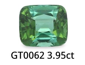 Green Tourmaline Cushion 3.95ct