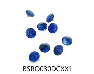 Blue Sapphire Round 3mm