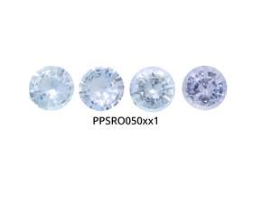 Gemstones: Pale Purple Sapphire Round 5mm