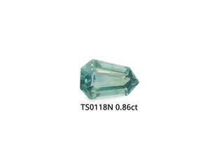 Gemstones: Teal Sapphire Bullet Shape 0.86ct