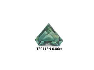 Gemstones: Teal Sapphire Shield 0.86ct