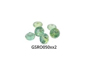 Green Sapphire Round 5mm