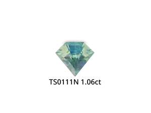 Teal Sapphire Shield Cut 1.06ct