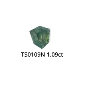 Teal Sapphire Shield Cut 1.09ct