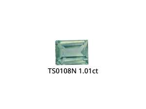 New Gemstones: Teal Sapphire Rectangle Step Cut 1.01ct