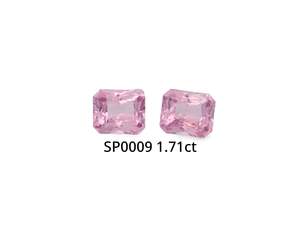 Pink Spinel Radiant Pair 1.71ct