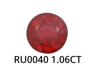 Ruby Round 1.06ct