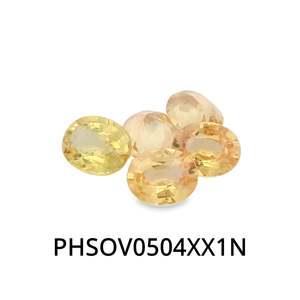 New Arrivals: Peach Sapphire Oval 5x4mm