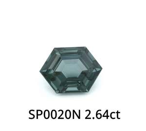 Gemstones: Grey Spinel Hexagon 2.64ct