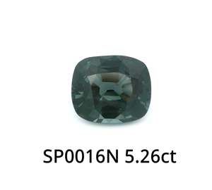 Grey Spinel Cushion 5.26ct