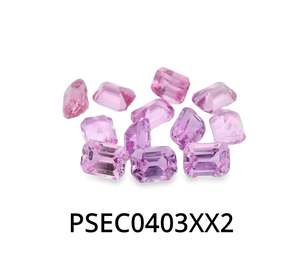 Pink Sapphire Octagon 4x3mm