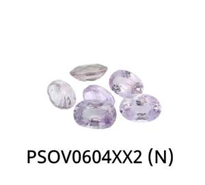 Pink Sapphire Oval 6x4mm
