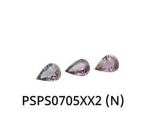 Gemstones: Pink Sapphire Pear 7x5mm