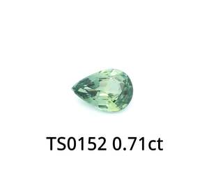 Teal Sapphire Pear 0.71ct