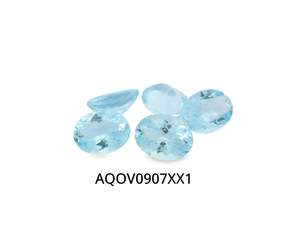 Aquamarine Oval 9x7mm