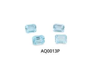 Aquamarine Emerald Cut 8x6mm