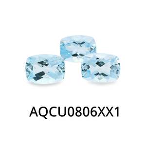 New Arrivals: Aquamarine Cushion 8x6mm
