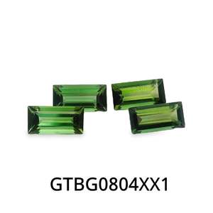Green Tourmaline Baguette 8x4mm