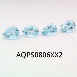 Aquamarine Pear 8x6mm
