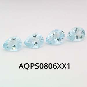 Aquamarine Pear 8x6mm