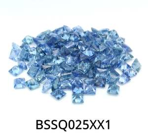 Gemstones: Blue Sapphire Square 2.5mm