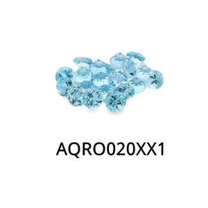 Gemstones: Aquamarine Round 2mm