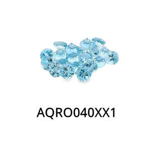 Gemstones: Aquamarine Round 4mm