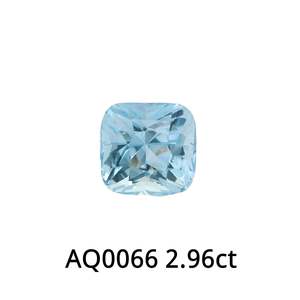 Aquamarine Cushion 2.96ct