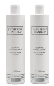 Products: Katherine Daniels Double Size Essential Cleansing Milk + Essential Toning Lotion Duo Pack - House of Camille
