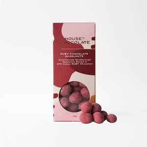 Chocolate Boxes: RUBY Chocolate Caramelised Hazelnut Dragées