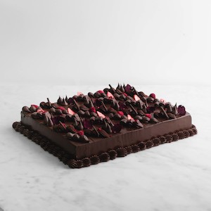 Classic Cakes: Dark Chocolate Ganache Slab Cake