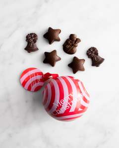 Frontpage: Dark Chocolate Tin Bauble