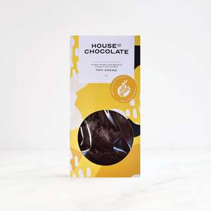 Products: Banana Hokey Pokey 70% Dark Chocolate Bar Wholesale