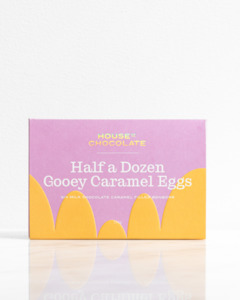 Award Winning Bonbon Boxes: Half a Dozen Caramel Egg Bonbons