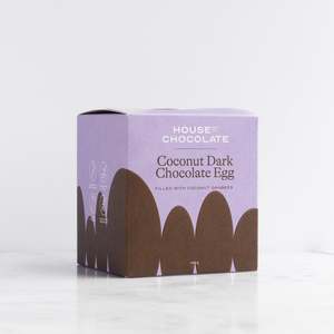 Easter Collection: Coconut Dark Chocolate Egg