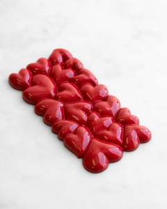 Gianduja Hazelnut Red Heart Bar Wholesale