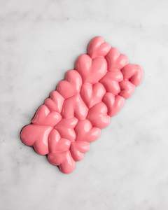 Gianduja Hazelnut Heart Pink Bar Wholesale