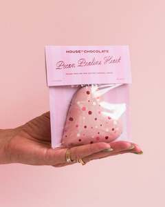 Pecan Praline & Caramel Milk Chocolate Heart Wholesale